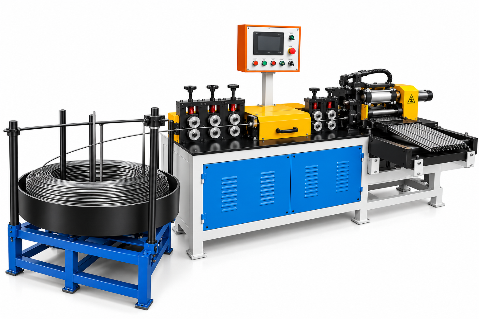 Wire Straightening and Cutting